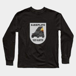 Jeep Life Jeep Wrangler Offroad 4x4 - Grey Long Sleeve T-Shirt